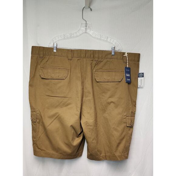 Roundtree Casual Big Man Cargo 10" Short Brown Size 50W NWT - Picture 3 of 6